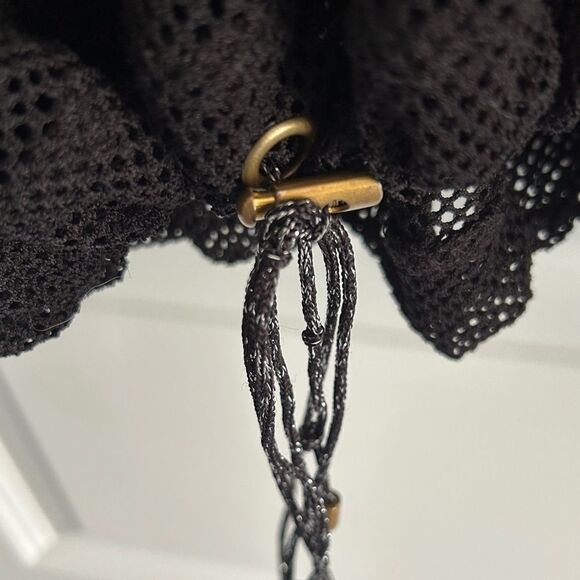 FP Movement Black Mesh hooded Women's Swim Cover-Up Small - Picture 3 of 7